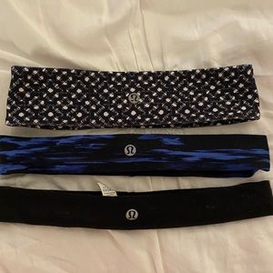 3 pack of Lululemon Headbands